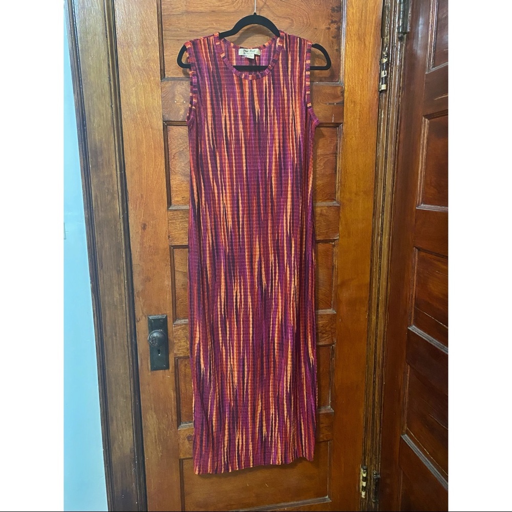 Vintage striped maxi dress